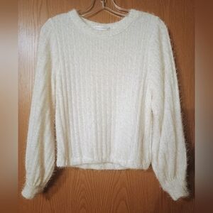 Altar'd State Cream Textured Sweater